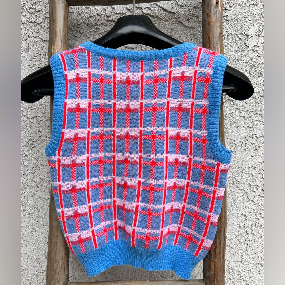 Blue/Pink/White Vest